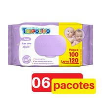 Toalhinhas umedecidas Tropolino 06 pacotes