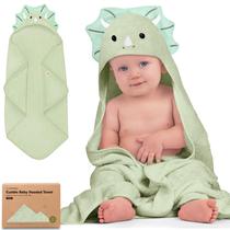 Toalla de bebé con capucha KeaBabies 76x76 cm de bambú suave y absorbente