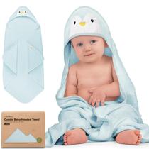 Toalla de Bebé con Capucha KeaBabies 89x89 cm Suave de Bambú