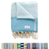 Toalla de Playa Cape Comforts Diamond Dobby Aqua 94 x 170 cm