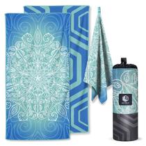 Toalla de Playa de Microfibra VENTURE 4TH de Secado Rápido y Compacta, Libre de Arena