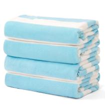 Toalla de Playa Touchat Sobredimensionada Súper Absorbente Libre de Arena Azul