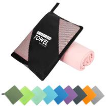 Toalla de Viaje ZIUDBOC de Microfibra, de Secado Rápido y Súper Absorbente, Color Rosa Toalla de Viaje ZIUDBOC de Microfibra, de Secado Rápido y Súper Absorbente, Color Rosa