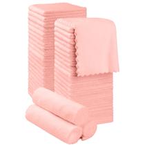 Toalla Orighty Paquete de 48 Microfibra 30x30 cm Rosa Suave