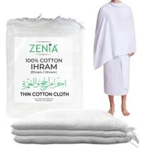 Toalla Zenia Ihram 100% Algodón Ligera 117x234cm 0,8kg Toalla Zenia Ihram 100% Algodón Ligera 117x234cm 0,8kg