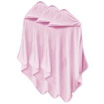 Toallas de Bebé con Capucha Cosy Family Paquete de 3 de Rayón de Bambú Suaves