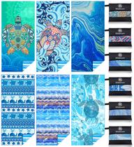 Toallas de Playa de Microfibra Widdonen 6 Paquetes, Secado Rápido sin Arena