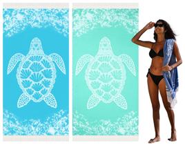Toallas de Playa Widdonen de Algodón Absorbente y Secado Rápido 90x200cm Paquete de 2