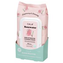 Toallitas desmaquillantes Cala con agua de rosas, 60 hojas