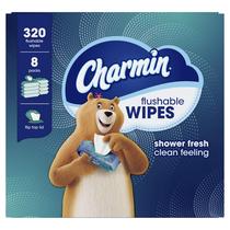 Toallitas húmedas desechables Charmin 320 unidades 8 paquetes