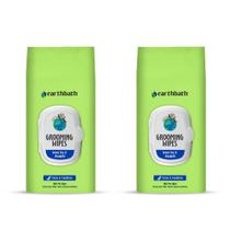 Toallitas para Mascotas Earthbath Té Verde y Awapuhi 100 Unidades Paquete de 2