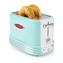 Toaster Nostalgia, nova e aprimorada, Wide 2-Slice Aqua Toaster Nostalgia, nova e aprimorada, Wide 2-Slice Aqua