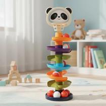 Tobogã Espiral Brinquedo Torre Educativa Crianças Infantil Colorido Menina Menino Bebê