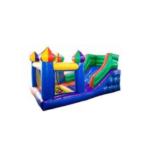 Tobogã Inflável com Piscina de Bolinha e Motor + 1.000 Bolinhas