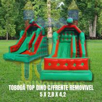 Tobogã Top Premium Dinossauro C/ Frente Removível