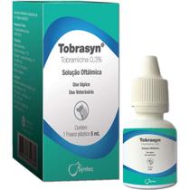 Tobrasyn Syntec Colírio para Cães e Gatos - 5 mL Tobrasyn Syntec Colírio para Cães e Gatos - 5 mL