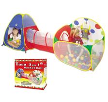 Toca 3 em 1 Basket Ball - Braskit Toca 3 em 1 Basket Ball - Braskit