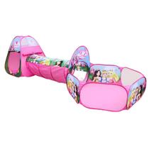 Toca Barraca Infantil Colorida 3 Em 1 Túnel Piscina Toca Barraca Infantil Colorida 3 Em 1 Túnel Piscina