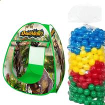Toca Barraca Infantil Dinossauro Verde Dobrável Menino Toca Barraca Infantil Dinossauro Verde Dobrável Menino