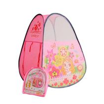 Toca barraca infantil para menina rosa com bolsa