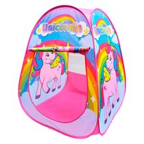 Toca Barraca Infantil Unicórnio Dobrável - Dm Toys Toca Barraca Infantil Unicórnio Dobrável - Dm Toys