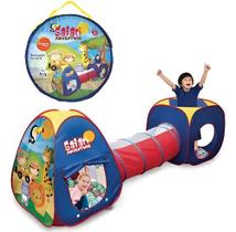 Toca Barraca Portatil Tenda Infantil 3 Em 1 Com Tunel Sacola Toca Barraca Portatil Tenda Infantil 3 Em 1 Com Tunel Sacola