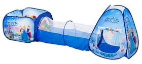 Toca Barraca Túnel 3 Em 1 Com 100 Bolinhas Princesa Do Gelo