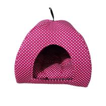 Toca Cama Pet 2 Em 1 Almofada Caminha Iglu Cães Gatos Poá M