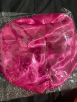 Toca de cetim pink hair