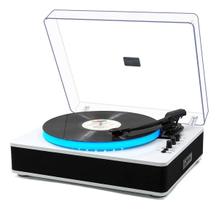 Toca Disco Vinil 33 45 78rpm Bt Usb Luz Led Colorido Vedo Caixa Som Integrada Toca Disco Vinil 33 45 78rpm Bt Usb Luz Led Colorido Vedo Caixa Som Integrada
