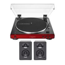 Toca-discos Audio-Technica AT-LP60XBT com Bluetooth e caixas de som
