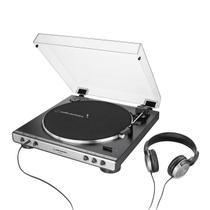 Toca discos audio technica at-lp60xhp-gm-c com headphone