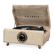 Toca-Discos Bluetooth Victrola Highland 4 em 1 com Alto-Falante