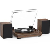 Toca-discos de vinil RetroAudio Vintage Bluetooth 24W HiFi