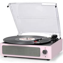 Toca-discos de vinil seasonlife Pale Pink 3 Speed 3 Size