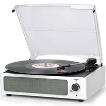 Toca-Discos de Vinil Seasonlife Vintage - Modelo Branco