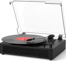 Toca-discos de vinil TANLANIN Bluetooth Turntable Black