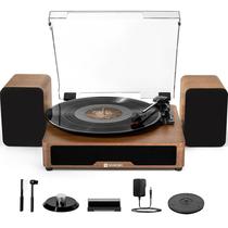 Toca-Discos de Vinil Vangoa com Bluetooth e Alto-Falante