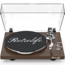 Toca-discos giratório Retrolife Wireless BT USB Output