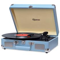 Toca Discos HI FI Raveo Sonetto Chrome, Vinyl, Bluetooth, USB, Aux, Ocean - 26397