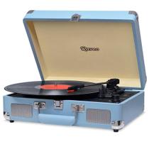 Toca Discos HI FI Raveo Sonetto Chrome, Vinyl, Bluetooth, USB, Aux, Ocean - 26397