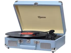 Toca Discos HI FI Raveo Sonetto Chrome, Vinyl, Bluetooth, USB, Aux, Ocean - 26397