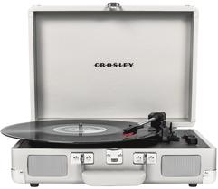 Toca-discos Portátil Vintage Crosley CR8005F-WS Bluetooth Branco Toca-discos Portátil Vintage Crosley CR8005F-WS Bluetooth Branco