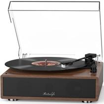 Toca-discos Retrolife AT-3600L Bluetooth Vintage em Nogal Toca-discos Retrolife AT-3600L Bluetooth Vintage em Nogal