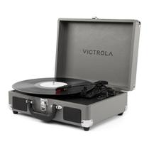 Toca-discos Victrola Journey II Bluetooth de 3 velocidades, cinza