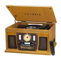 Toca-discos Victrola Navigator 8 em 1 Bluetooth Madeira Carvalho