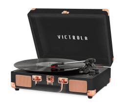 Toca-Discos Victrola Vintage Bluetooth 3 Velocidades - Modelo VSC-550BT-BRG