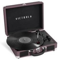 Toca-Discos Victrola Vintage Bluetooth Magenta - 3 Velocidades