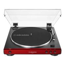 Toca Discos Vinil Audio-Technica Automático ATLP60XBK Vermelho