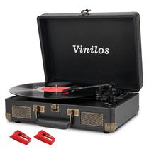 Toca-discos VINILOS Retro com Bluetooth e USB